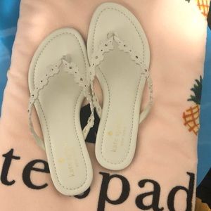 NWT Kate Spade ♠️ Daisy Sandals, White